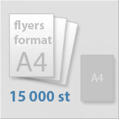 A4 flygblad 7500 st