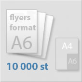 A6 flygblad 10000 st