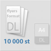 dl flygblad 10000 st